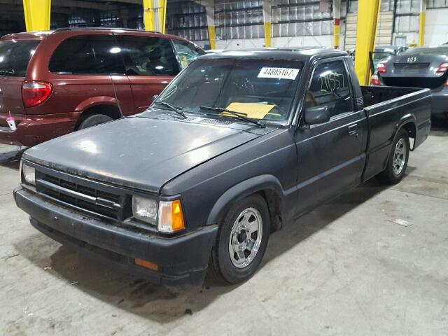 JM2UF1110G0597797 - 1986 MAZDA B2000 BLACK photo 2