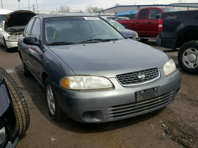 3N1CB51D6YL322780 - 2000 NISSAN SENTRA BAS GRAY photo 1