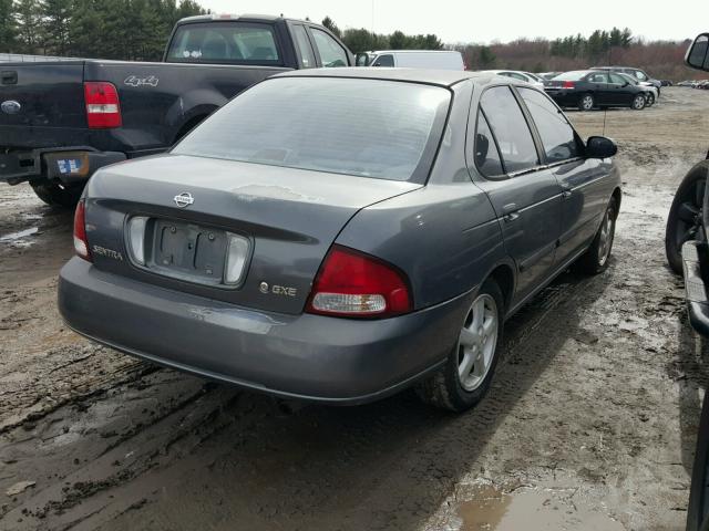 3N1CB51D6YL322780 - 2000 NISSAN SENTRA BAS GRAY photo 4