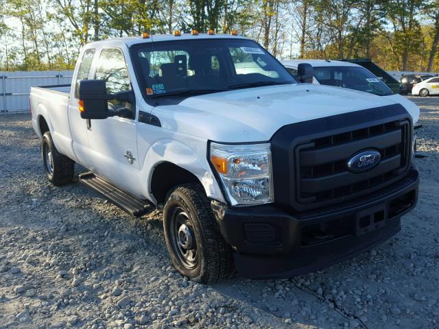 1FT8X3BT4EEB72551 - 2014 FORD F350 SUPER WHITE photo 1