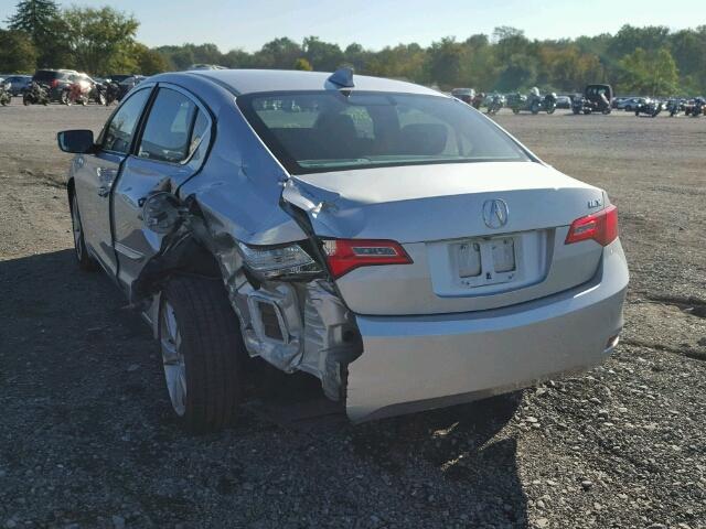 19VDE1F31EE010537 - 2014 ACURA ILX 20 SILVER photo 3