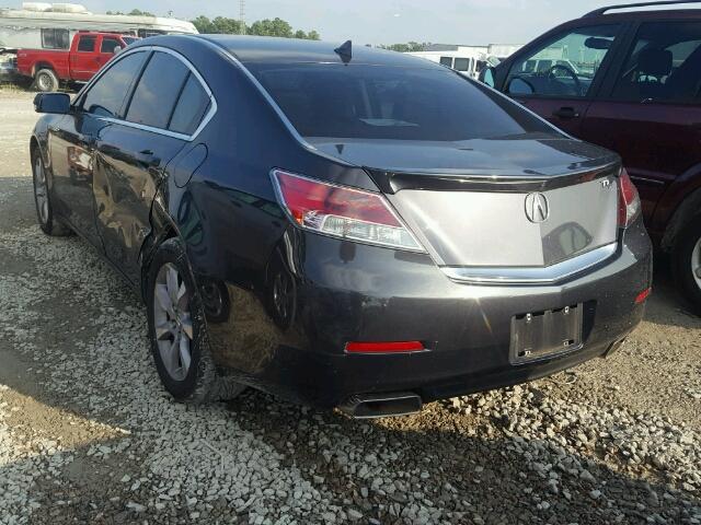 19UUA8F59DA017705 - 2013 ACURA TL TECH GRAY photo 3