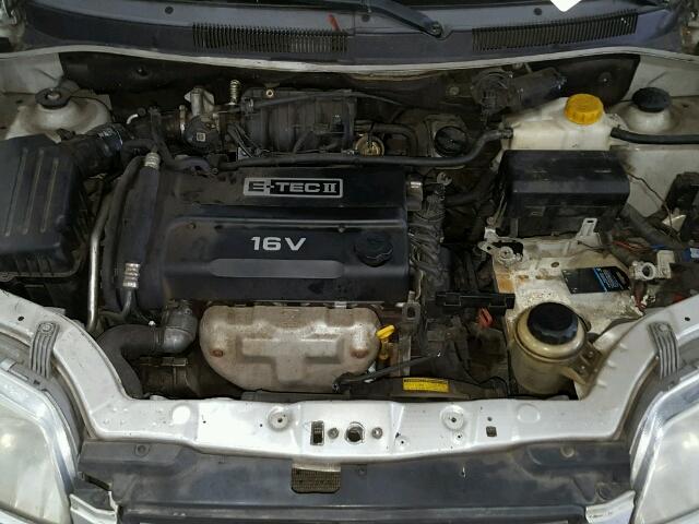 KL1TD62665B327169 - 2005 CHEVROLET AVEO BASE Արծաթագույն լուսանկար 7