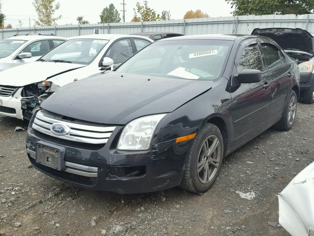 3FAHP06Z88R247417 - 2008 FORD FUSION S BLACK photo 2