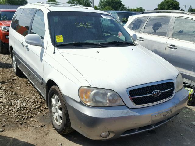 KNDUP131846506525 - 2004 KIA SEDONA EX WHITE photo 1