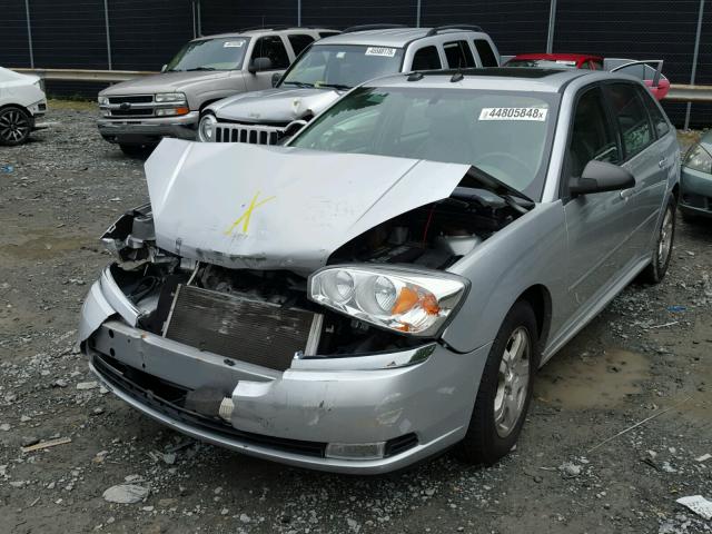 1G1ZU64854F180280 - 2004 CHEVROLET MALIBU MAX ვერცხლისფერი ფოტო 2