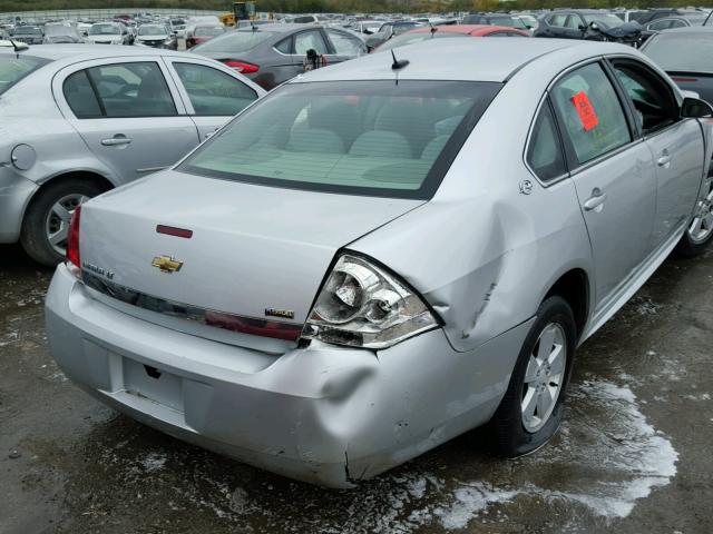 2G1WT57K491325427 - 2009 CHEVROLET IMPALA 1LT SILVER photo 4