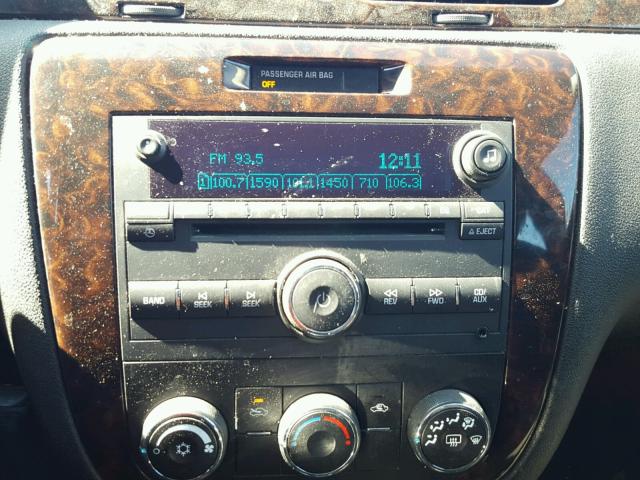 2G1WF5E37D1155804 - 2013 CHEVROLET IMPALA LS BLACK photo 9