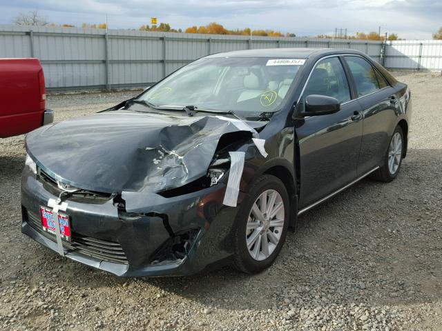 4T4BF1FK5DR332487 - 2013 TOYOTA CAMRY L BLUE photo 2