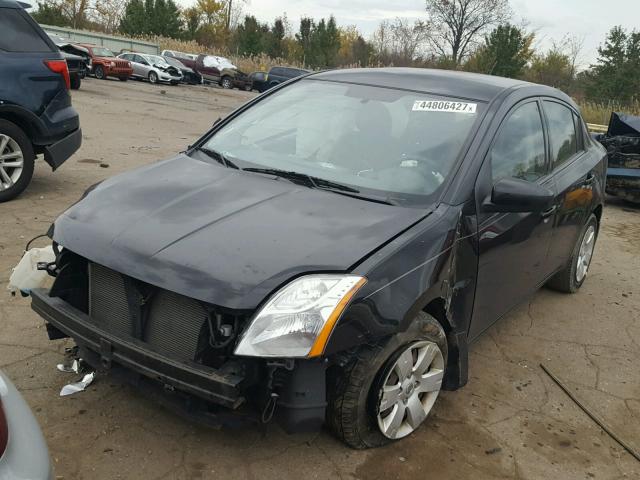 3N1AB6AP3AL615338 - 2010 NISSAN SENTRA BLACK photo 2