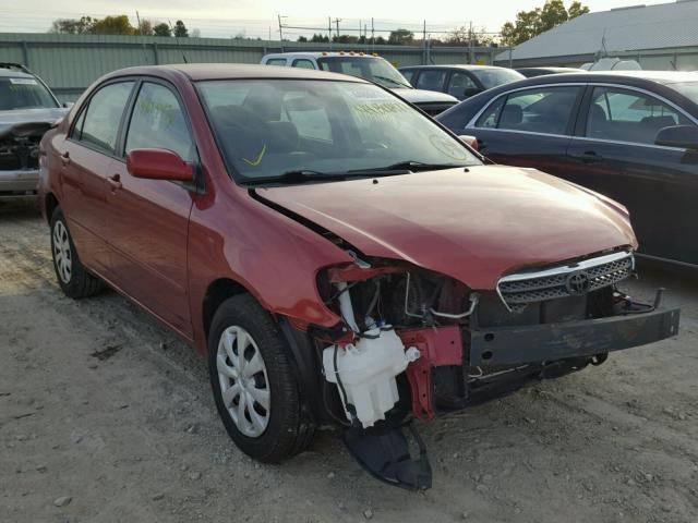 1NXBR32E05Z541831 - 2005 TOYOTA COROLLA RED photo 1