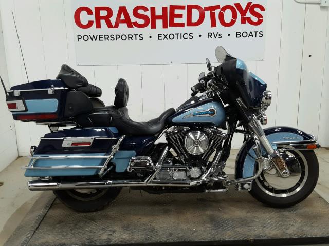 1HD1FLR18WY620376 - 1998 HARLEY-DAVIDSON FLHTCUI BLUE photo 1