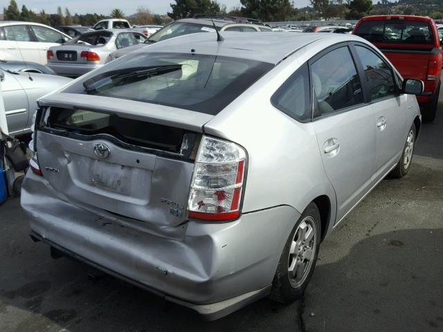 JTDKB20U987725567 - 2008 TOYOTA PRIUS SILVER photo 4