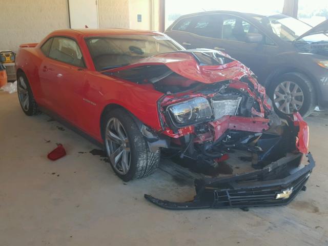 2G1FS1EP3C9800522 - 2012 CHEVROLET CAMARO RED photo 1