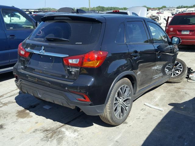 JA4AR3AW7JZ033437 - 2018 MITSUBISHI OUTLANDER BLACK photo 4