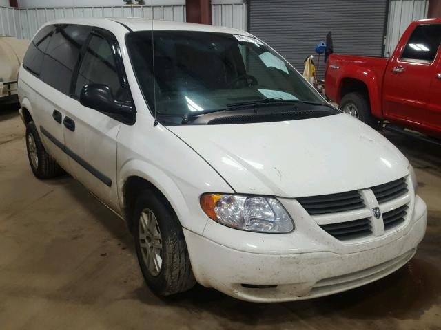 1D4GP24R25B321115 - 2005 DODGE GRAND CARA WHITE photo 1