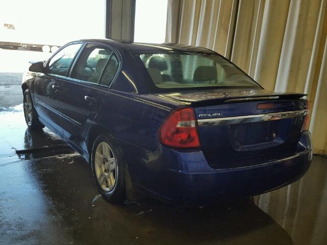 1G1ZT53836F162460 - 2006 CHEVROLET MALIBU LT BLUE photo 3