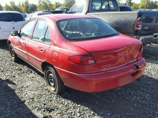 3FAFP13P51R183696 - 2001 FORD ESCORT RED photo 3