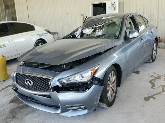 JN1EV7APXHM736639 - 2017 INFINITI Q50 PREMIU BLUE photo 2