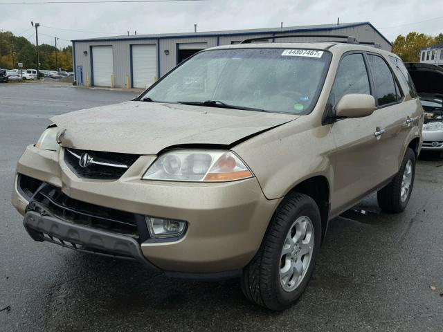 2HNYD18831H524144 - 2001 ACURA MDX TOURIN GOLD photo 2