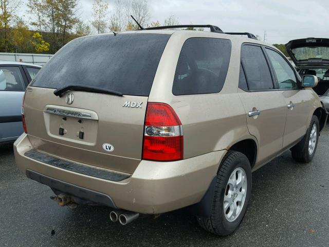 2HNYD18831H524144 - 2001 ACURA MDX TOURIN GOLD photo 4