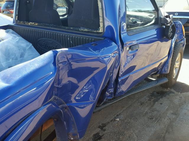 1FTYR10U05PA79668 - 2005 FORD RANGER BLUE photo 9