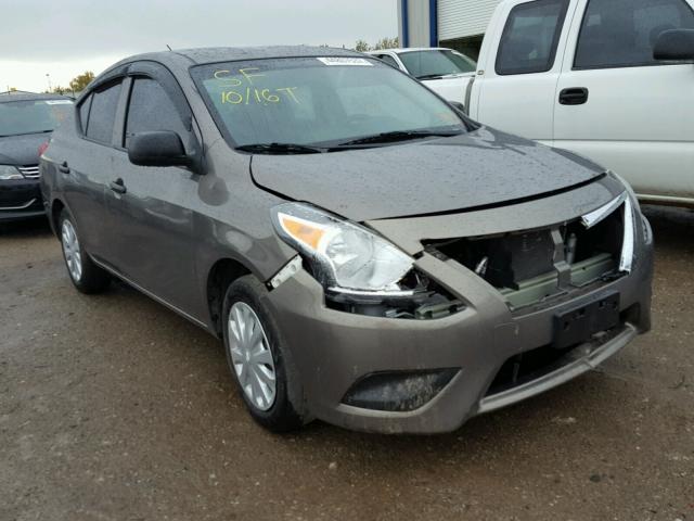 3N1CN7AP5FL916206 - 2015 NISSAN VERSA CHARCOAL photo 1