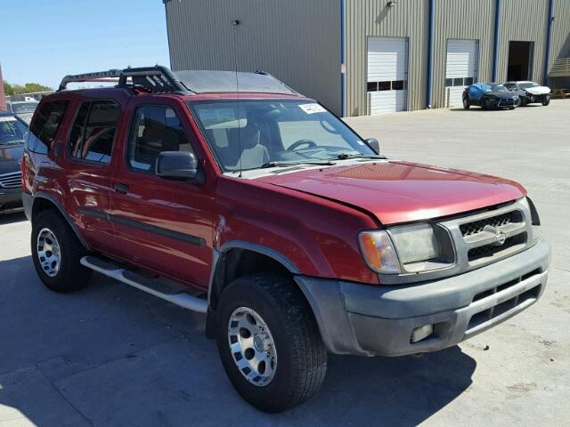 5N1ED28T31C596379 - 2001 NISSAN XTERRA XE RED photo 1