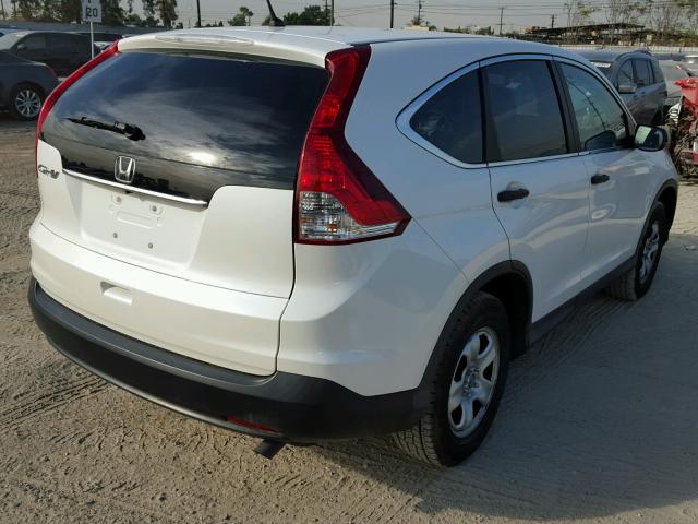 5J6RM3H38DL045228 - 2013 HONDA CR-V LX WHITE photo 4