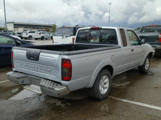 1N6DD26T83C416803 - 2003 NISSAN FRONTIER K SILVER photo 4