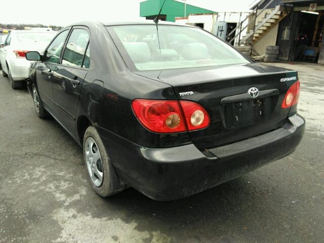 2T1BR32EX6C565430 - 2006 TOYOTA COROLLA BLACK photo 3