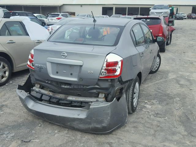 3N1AB61E47L659128 - 2007 NISSAN SENTRA 2.0 GRAY photo 4