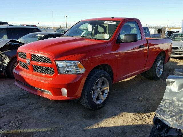 3C6JR7AT7GG217392 - 2016 RAM 1500 ST RED photo 2