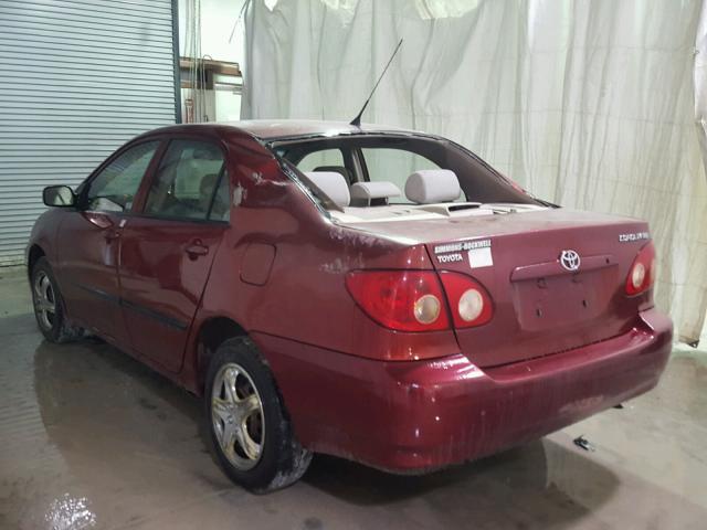 1NXBR32E67Z842669 - 2007 TOYOTA COROLLA CE RED photo 3