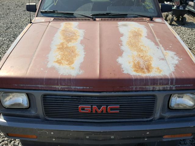 1GTCS14A9N8505480 - 1992 GMC SONOMA RED photo 9