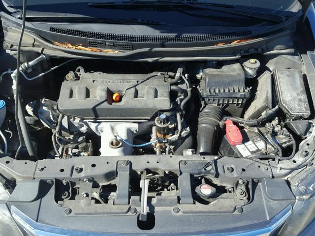 2HGFB2F83CH505898 - 2012 HONDA CIVIC EX GRAY photo 7