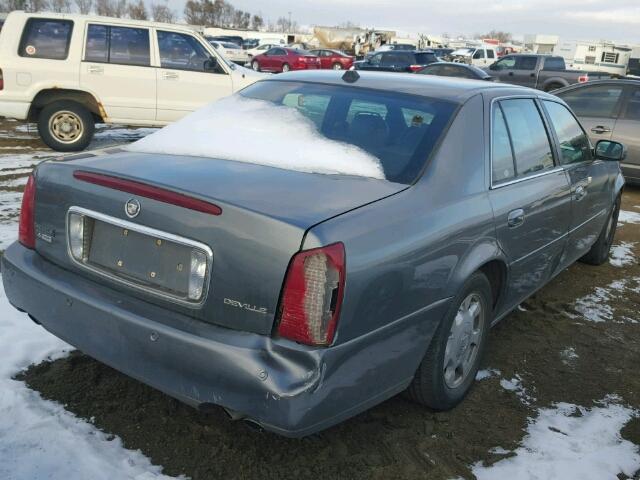 1G6KD57YX4U183348 - 2004 CADILLAC DEVILLE GRAY photo 4