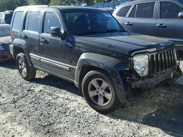 1C4PJLAK1CW110358 - 2012 JEEP LIBERTY SP BLACK photo 1