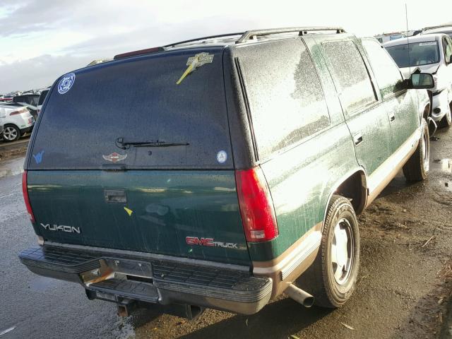 1GKEK13R5VJ737524 - 1997 GMC YUKON GREEN photo 4