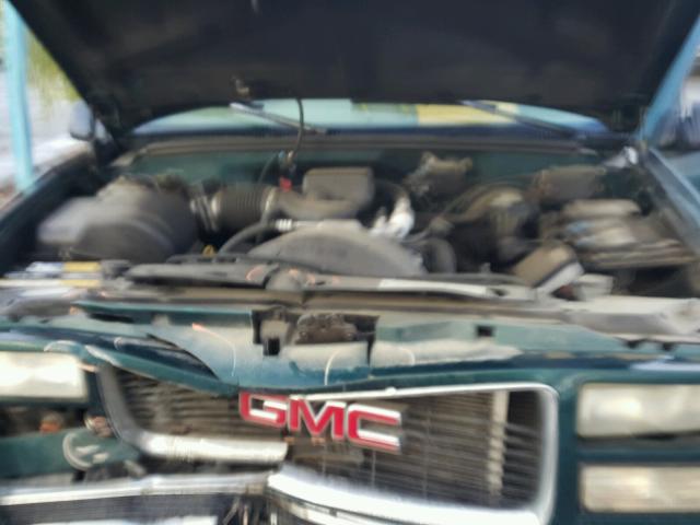 1GKEK13R5VJ737524 - 1997 GMC YUKON GREEN photo 7