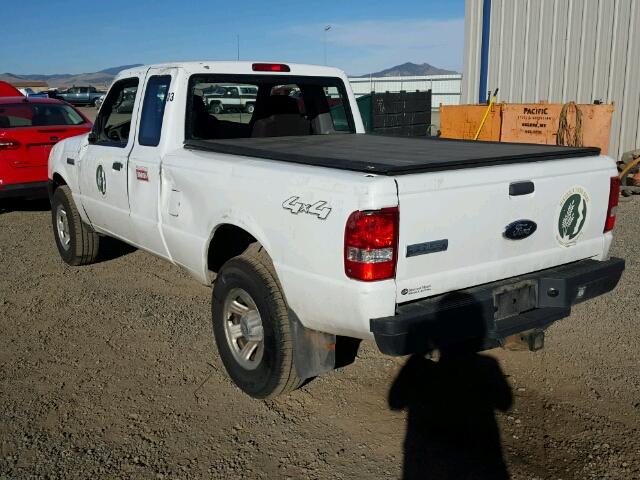 1FTYR15E29PA05630 - 2009 FORD RANGER SUP WHITE photo 3