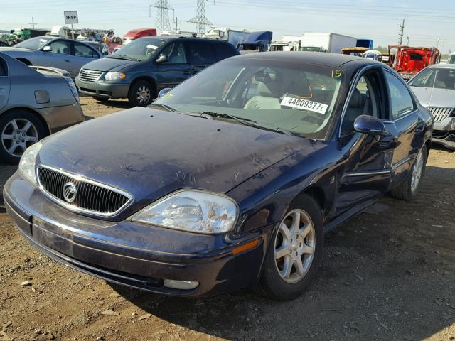 1MEFM55S12G605109 - 2002 MERCURY SABLE BLUE photo 2