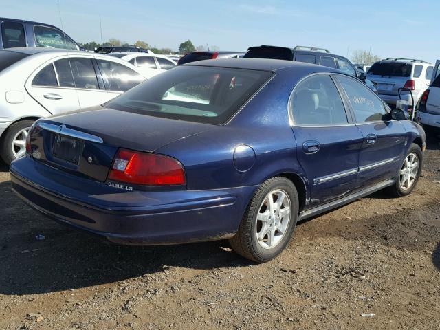 1MEFM55S12G605109 - 2002 MERCURY SABLE BLUE photo 4