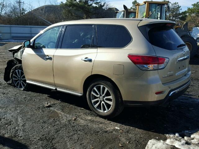 5N1AR2MM0DC661837 - 2013 NISSAN PATHFINDER GOLD photo 3