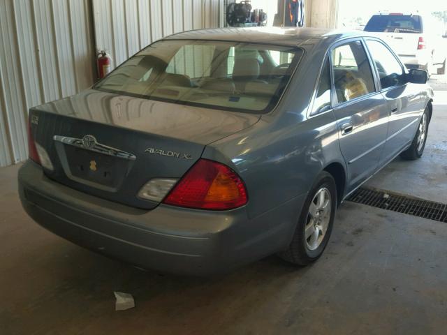 4T1BF28B52U241715 - 2002 TOYOTA AVALON GREEN photo 4