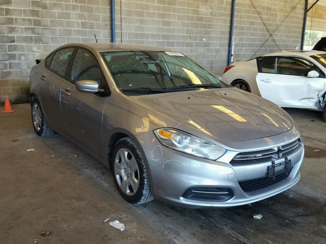 1C3CDFAA1FD363845 - 2015 DODGE DART SE SILVER photo 1