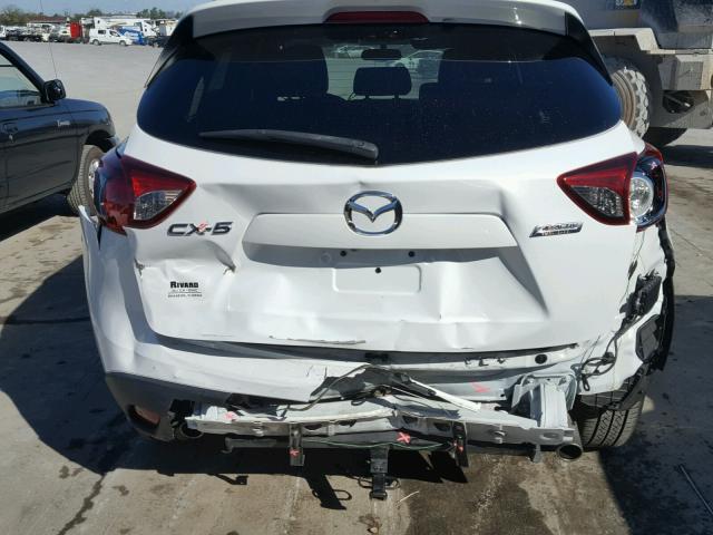 JM3KE2CE0D0126255 - 2013 MAZDA CX-5 WHITE photo 9