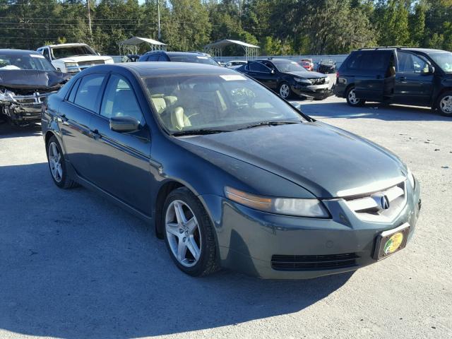 19UUA66275A018573 - 2005 ACURA TL GREEN photo 1