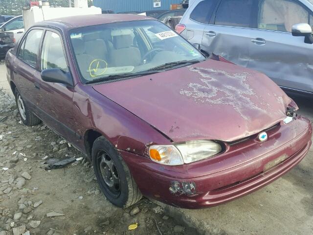 1Y1SK5286WZ438315 - 1998 CHEVROLET GEO PRIZM 紫色 照片 1