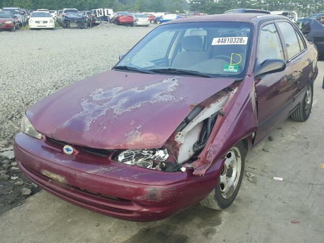 1Y1SK5286WZ438315 - 1998 CHEVROLET GEO PRIZM 紫色 照片 2